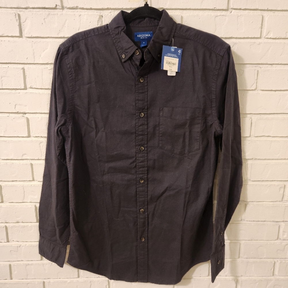 Arizona Jean Company Men's Black Button-Down Shirt